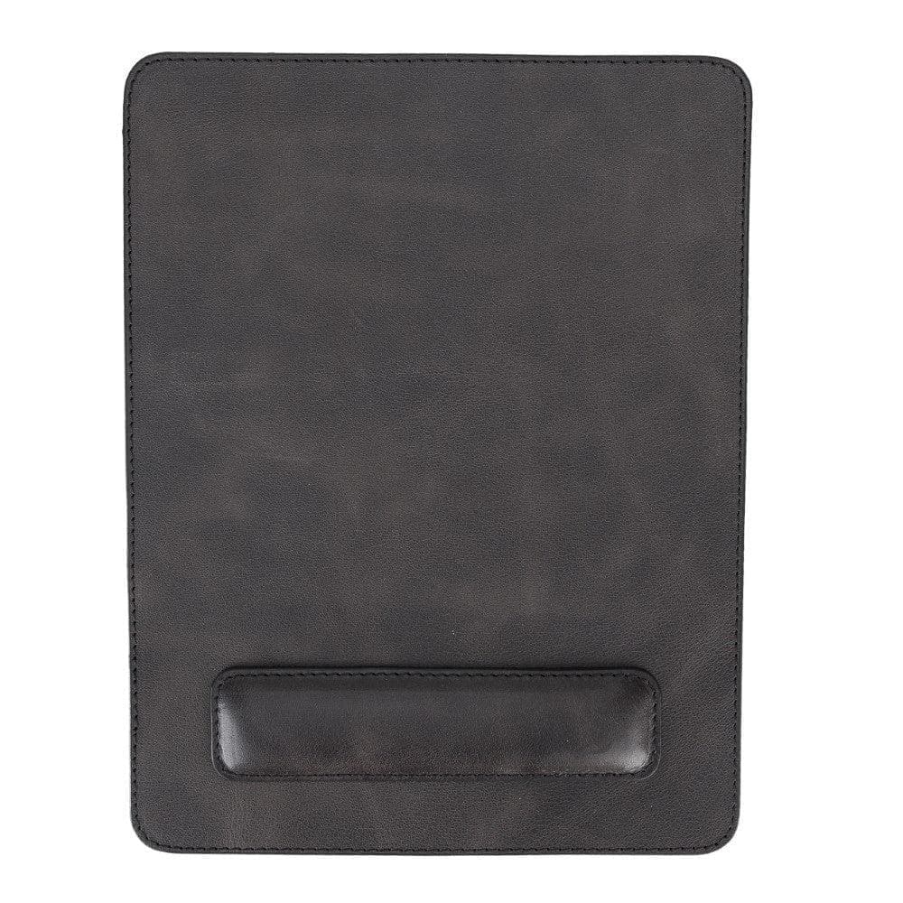 Comfy Genuine Leather Mouse Pad Black Bouletta