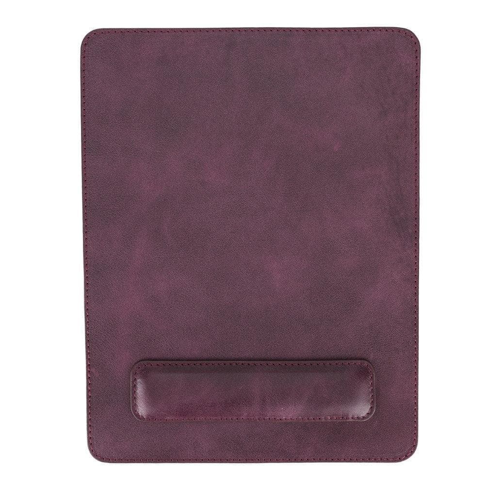 Comfy Genuine Leather Mouse Pad Indianred Bouletta