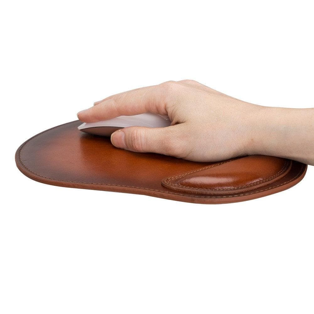 Cushioned Genuine Leather Mouse Pad Bouletta