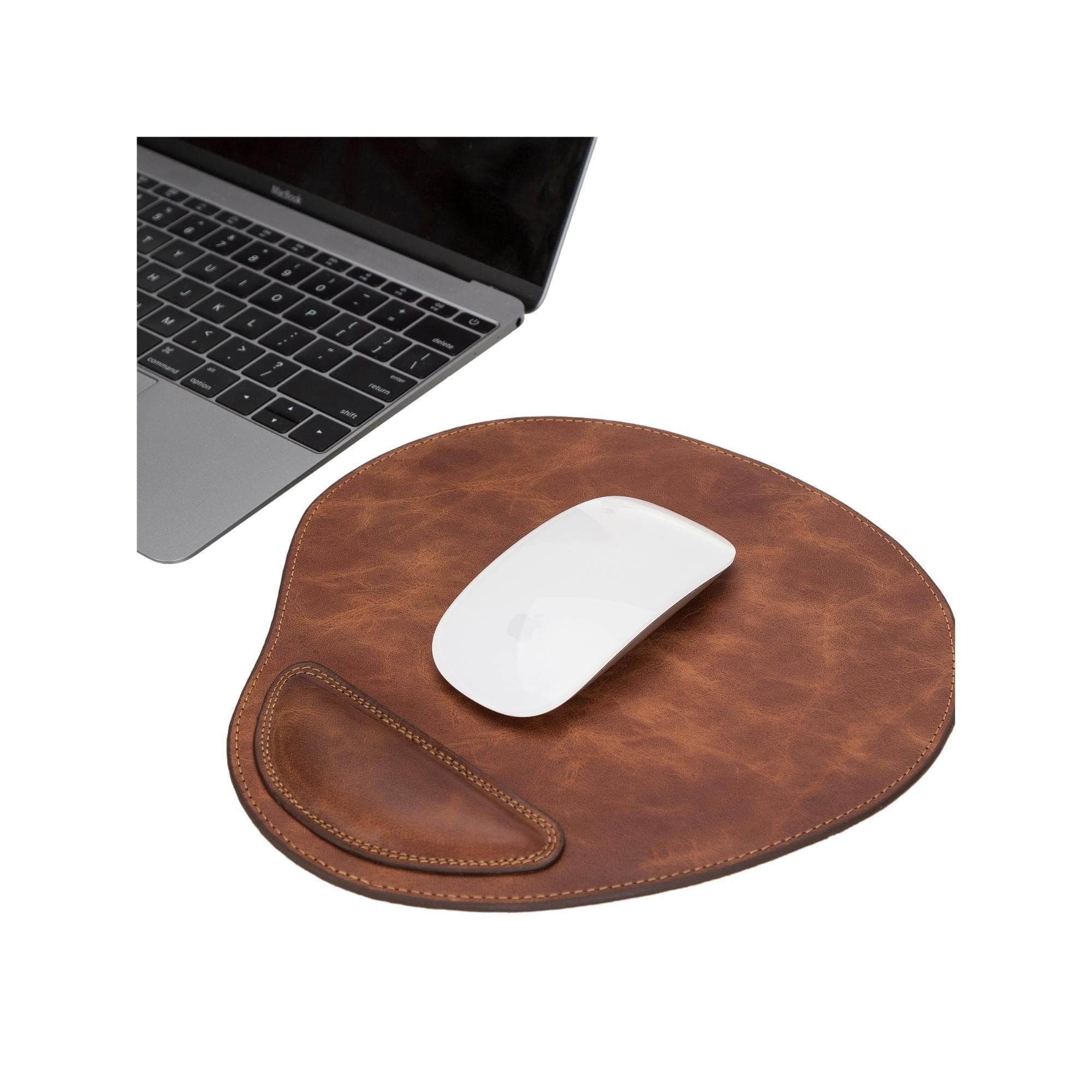 Cushioned Genuine Leather Mouse Pad Bouletta