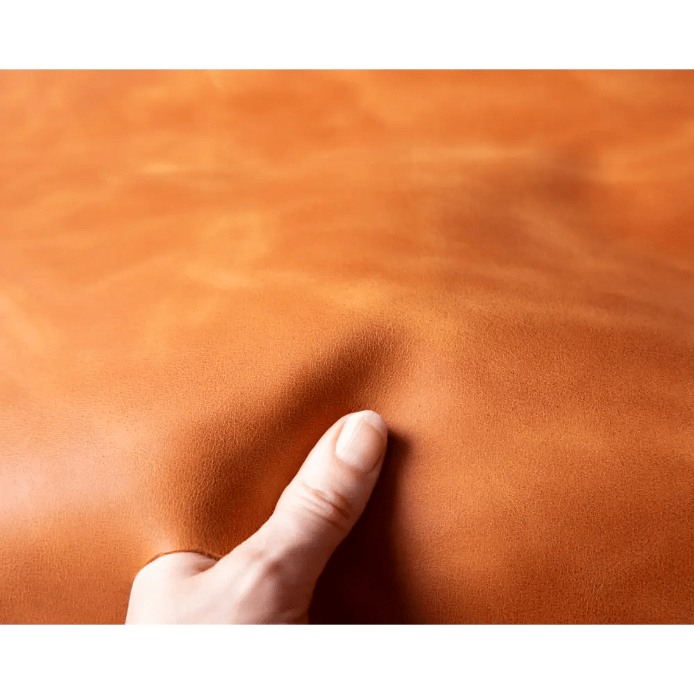 Custom Size Genuine Leather Piece - Cut-to-Size Leather Sheet Brown / 30 Cm X 60 Cm Bouletta