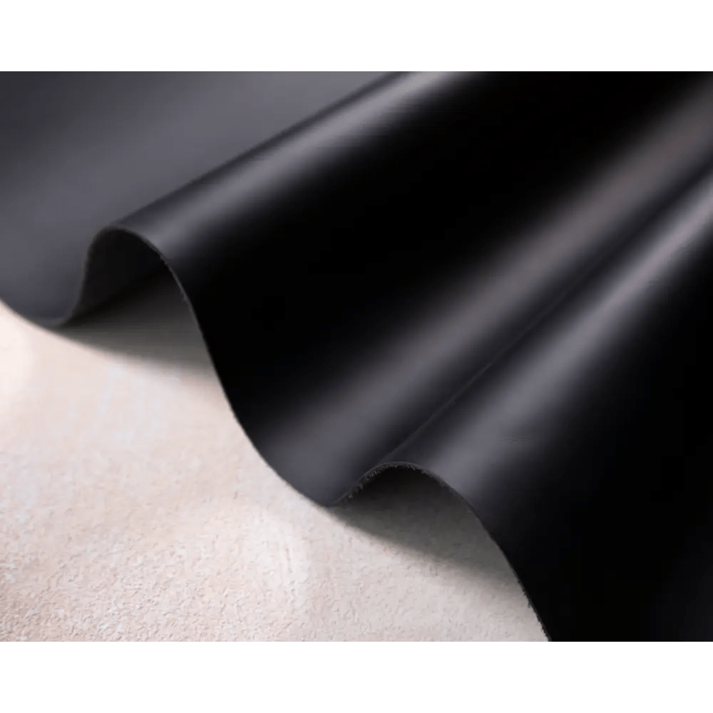 Custom Size Genuine Leather Piece - Cut-to-Size Leather Sheet Black / 30 Cm X 60 Cm Bouletta