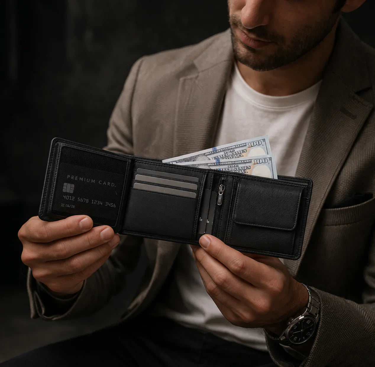 Dario Leather Men's Wallet Bouletta