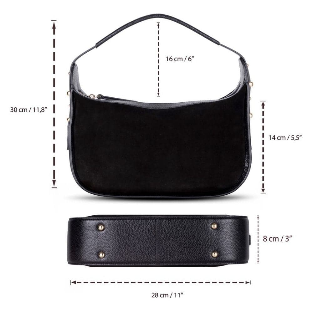 Dolcezza Suede Leather Women's Bag Bouletta