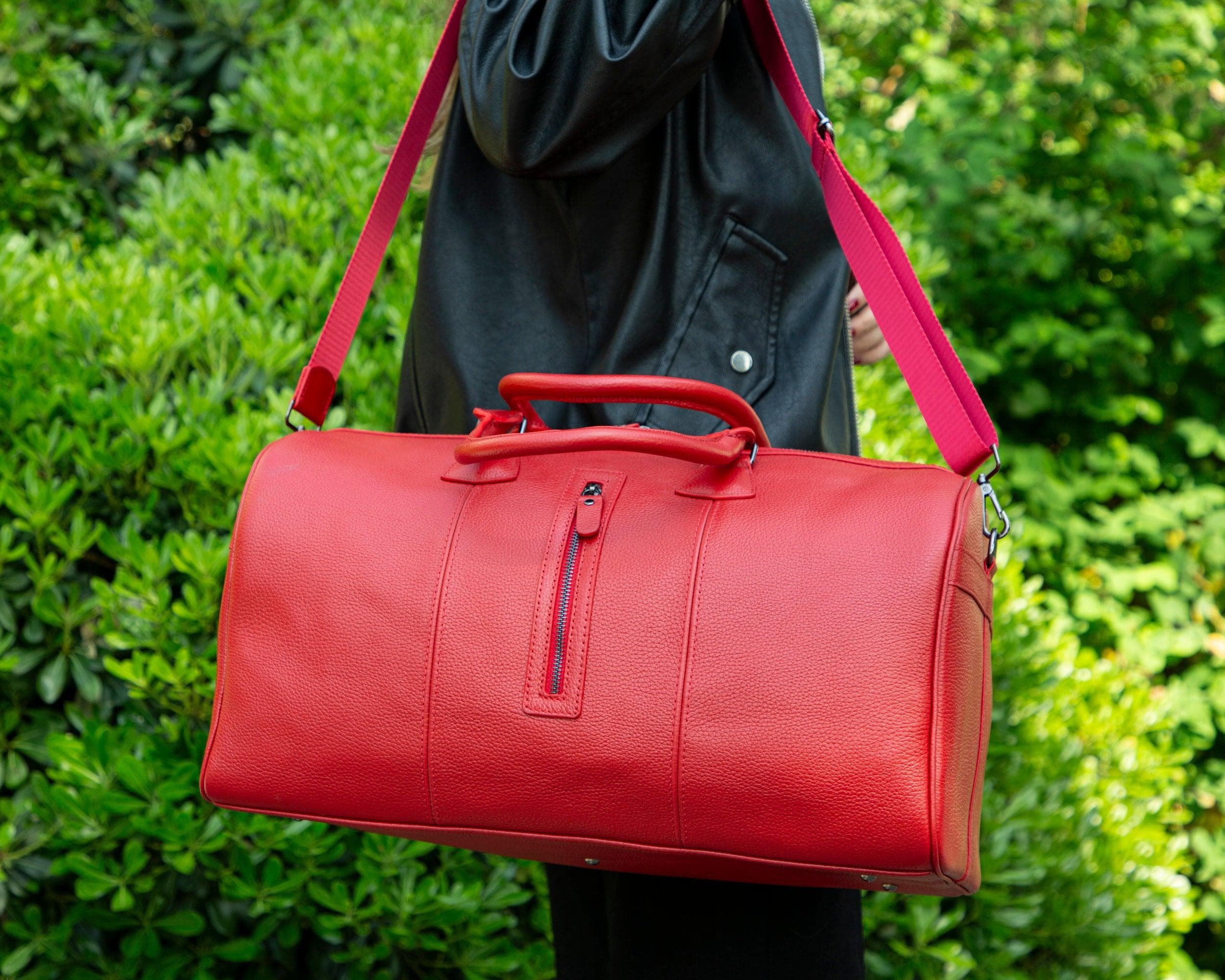Dolly Leather Weekend Duffle Bag Bouletta
