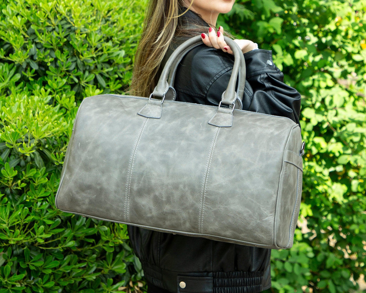 Dolly Leather Weekend Duffle Bag Bouletta