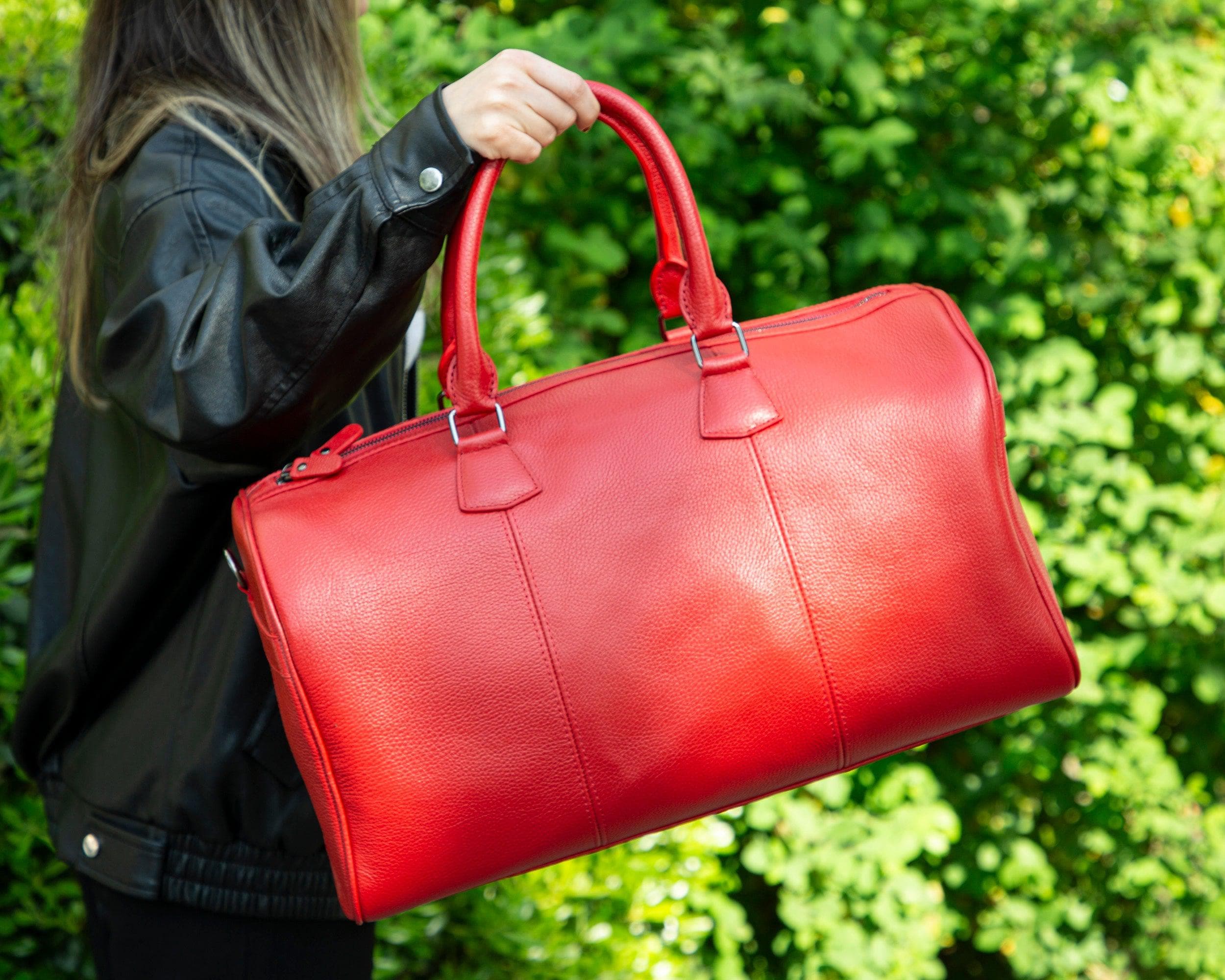 Dolly Leather Weekend Duffle Bag Bouletta