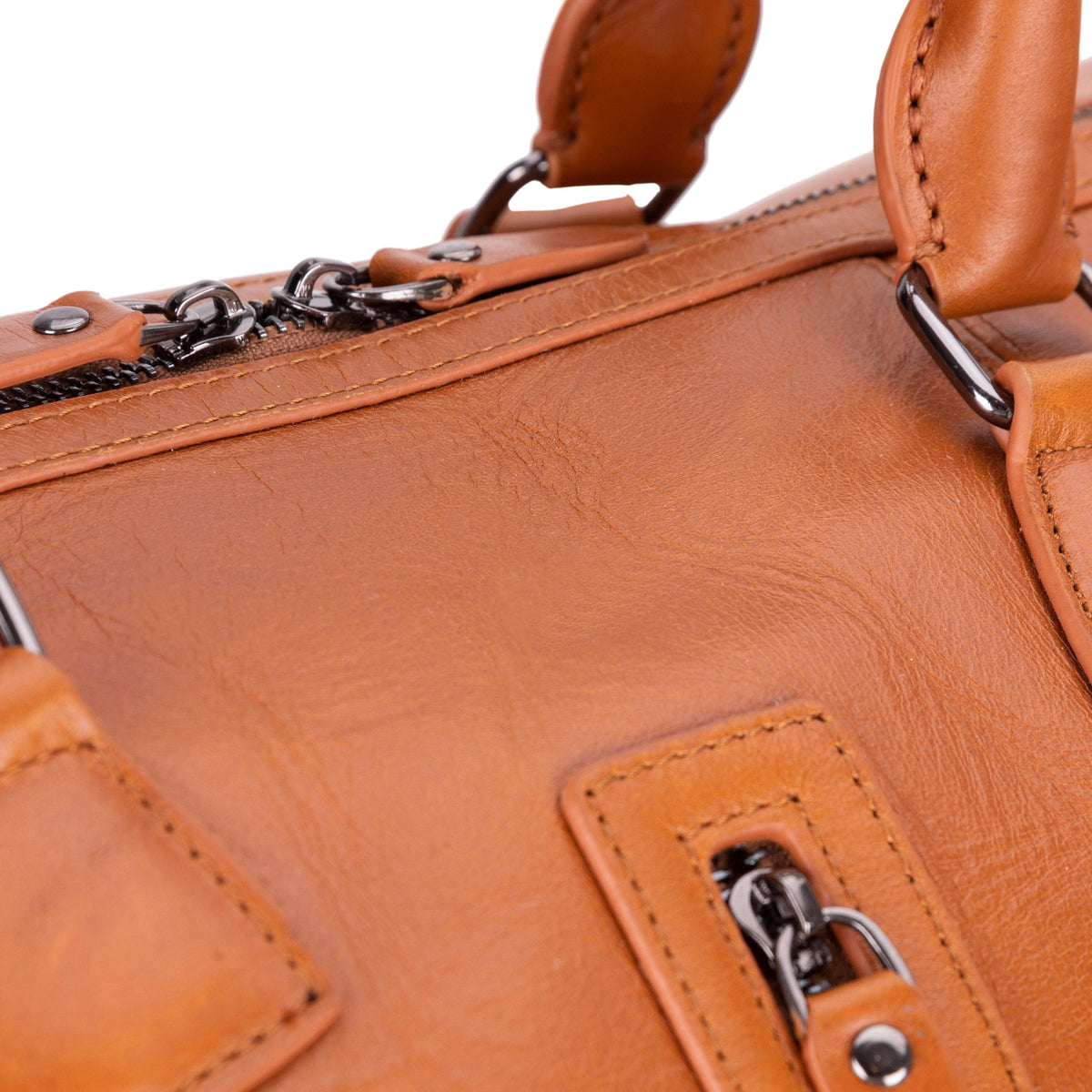 Dolly Leather Weekend Duffle Bag Bouletta