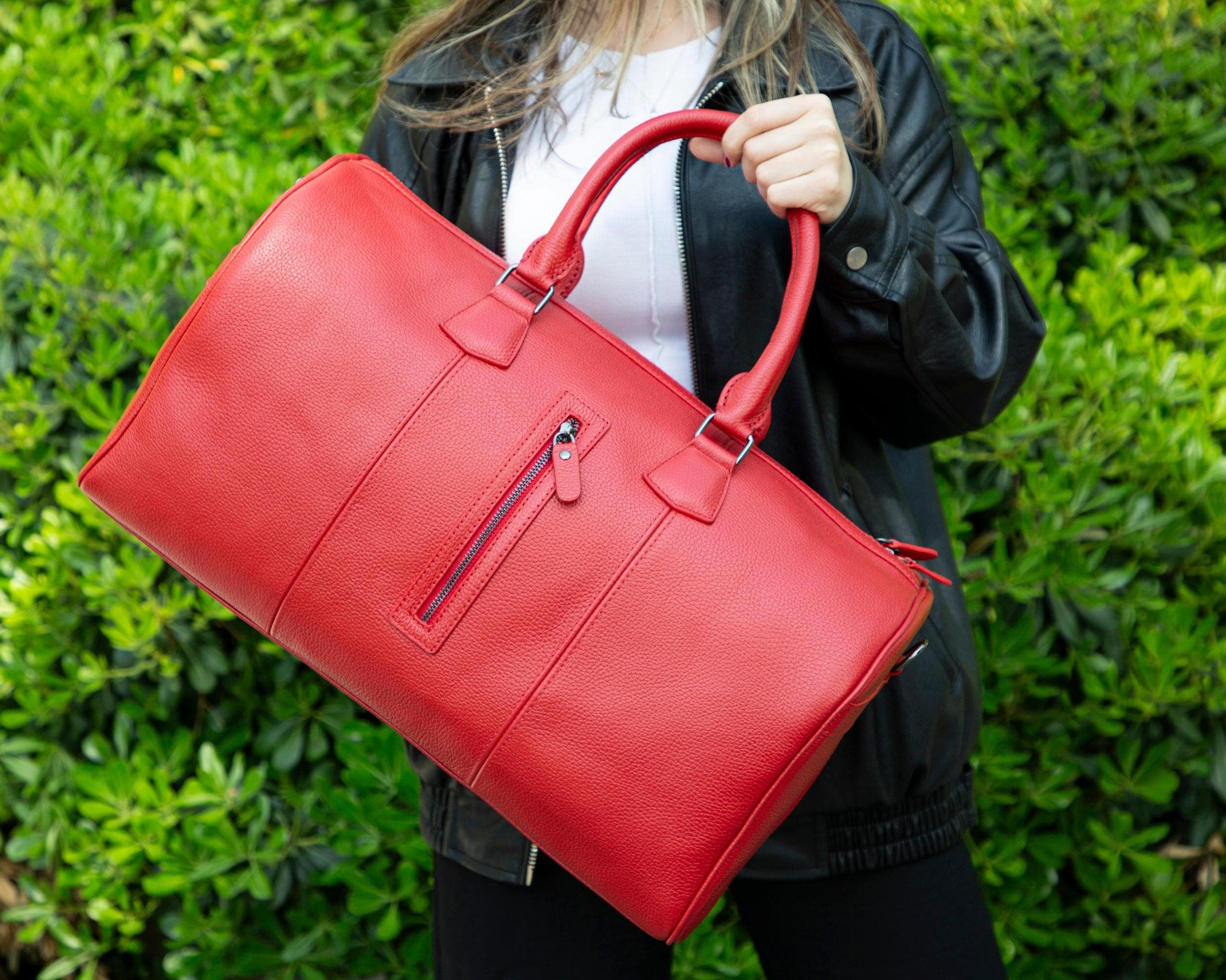 Dolly Leather Weekend Duffle Bag Bouletta