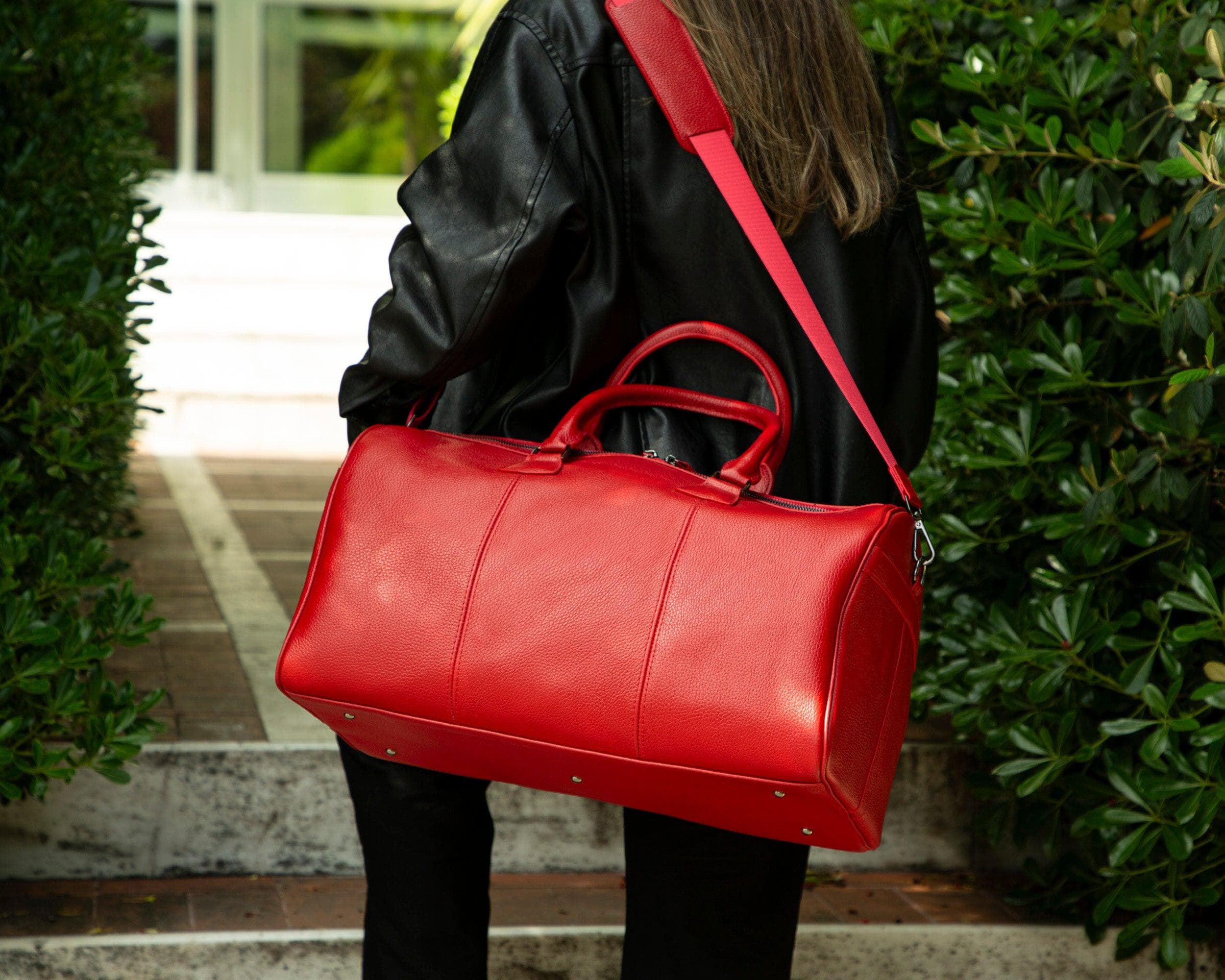Dolly Leather Weekend Duffle Bag Bouletta