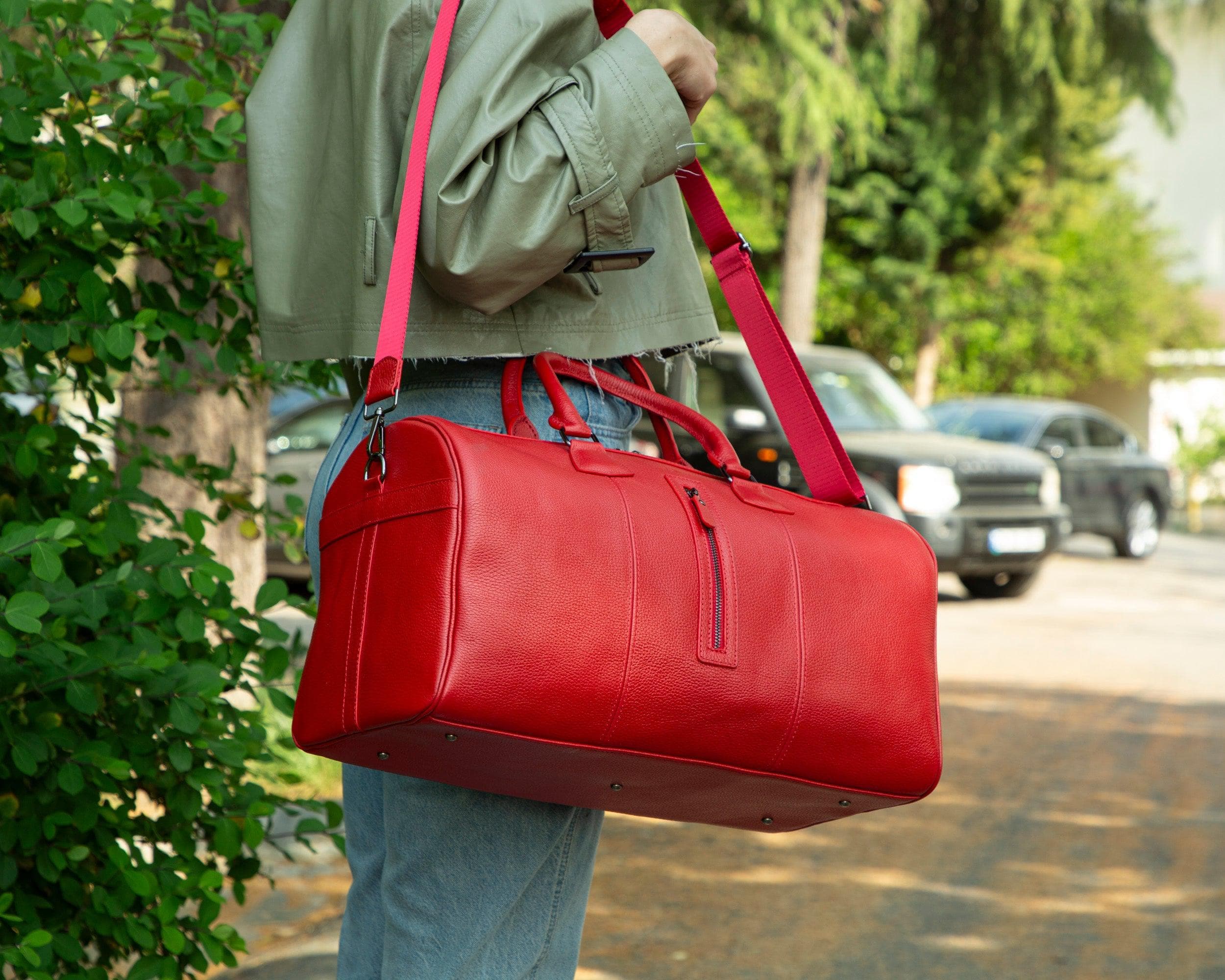 Dolly Leather Weekend Duffle Bag Bouletta