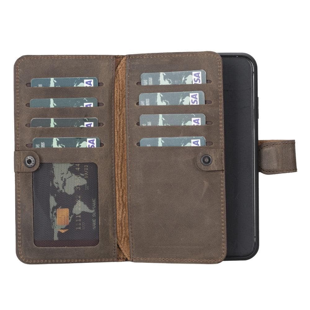 Double Magic Wallet iPhone X Series Genuine Leather Case - DMW - iPhone XS Max / ROMA BROWN Bouletta