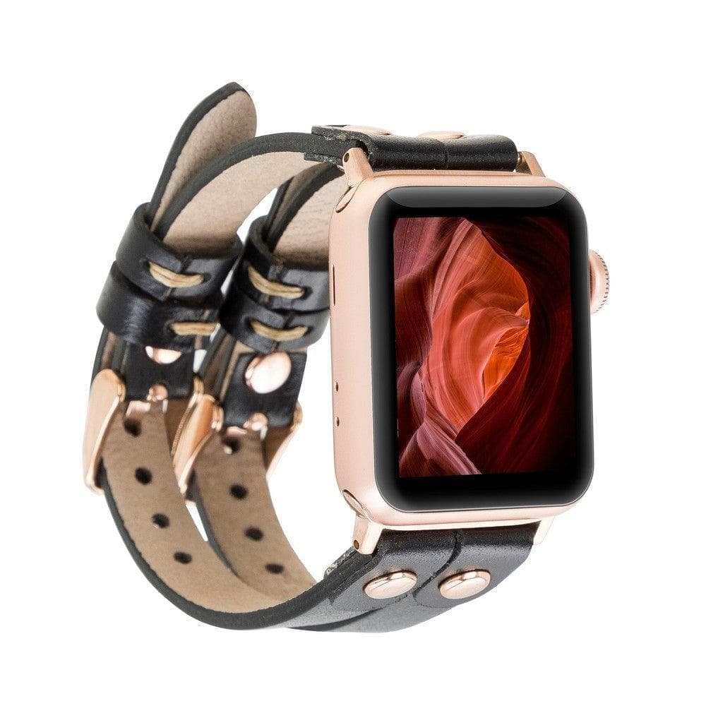 Durham Ely Apple Watch Leather Straps RST1 / Rose Gold Bouletta