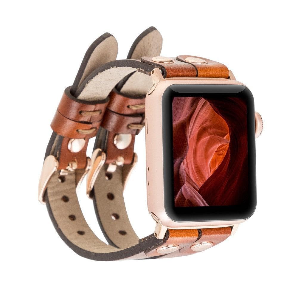 Durham Ely Apple Watch Leather Straps RST2EF / Rose Gold Bouletta