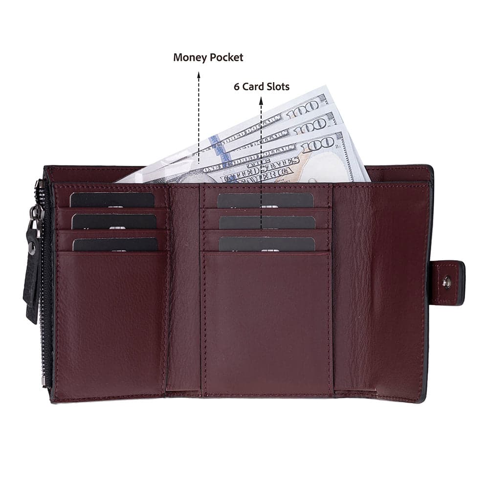 Elba Leather Women's Wallet Bouletta