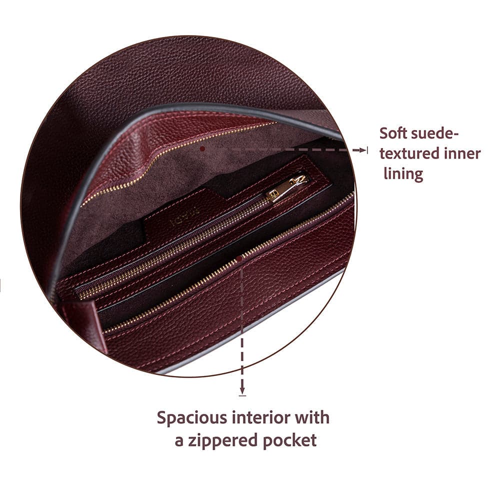 Elena Women's Leather Bag Bouletta