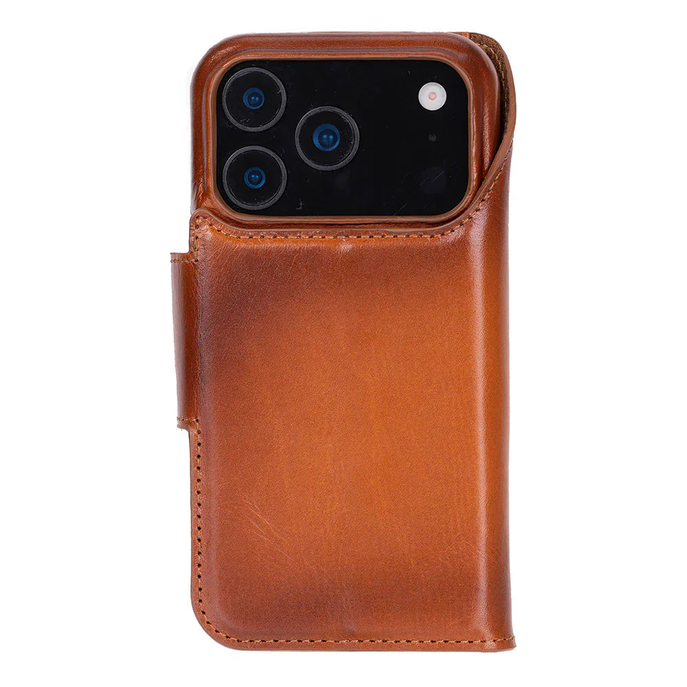 Elite Magic iPhone 17 Pro Leather Detachable Wallet Case Bouletta