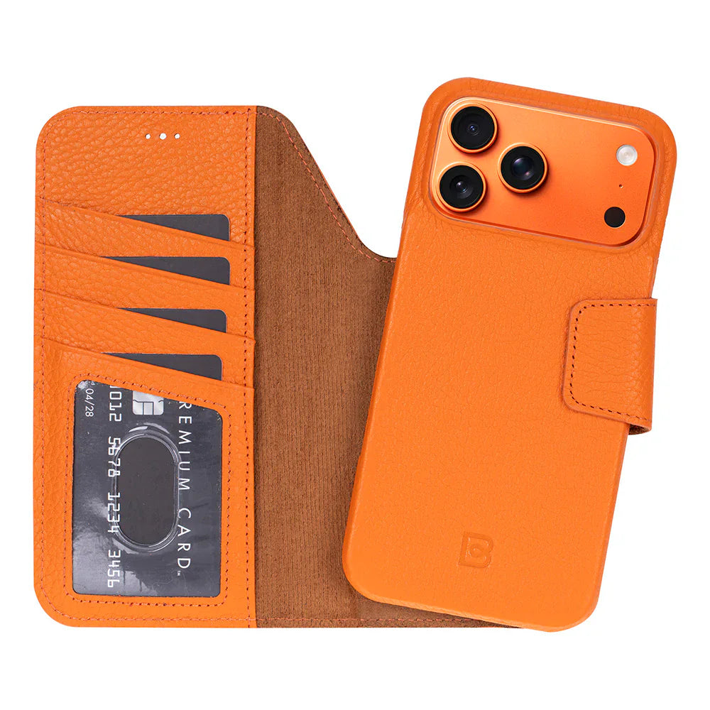 Elite Magic iPhone 17 Pro Max Detachable Leather Wallet Case Bouletta