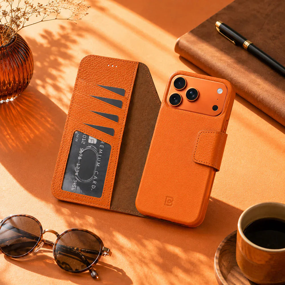 Elite Magic iPhone 17 Pro Max Detachable Leather Wallet Case Bouletta