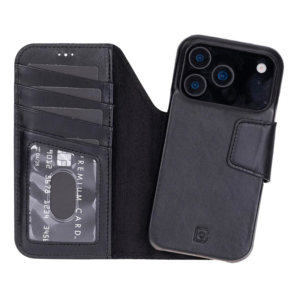 Elite Magic iPhone 17 Pro Max Detachable Leather Wallet Case Bouletta