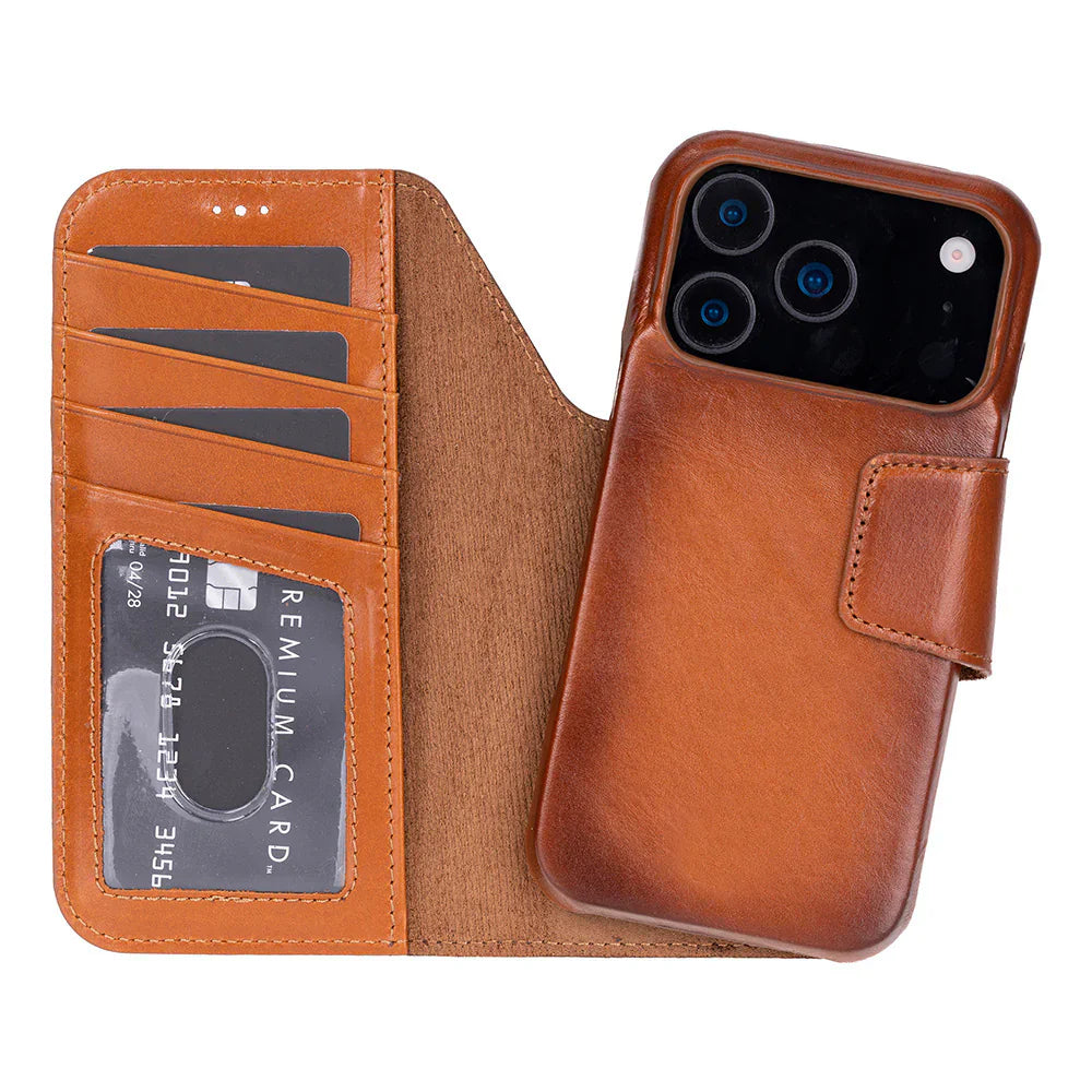 Elite Magic iPhone 17 Pro Max Leather Detachable Wallet Case Bouletta