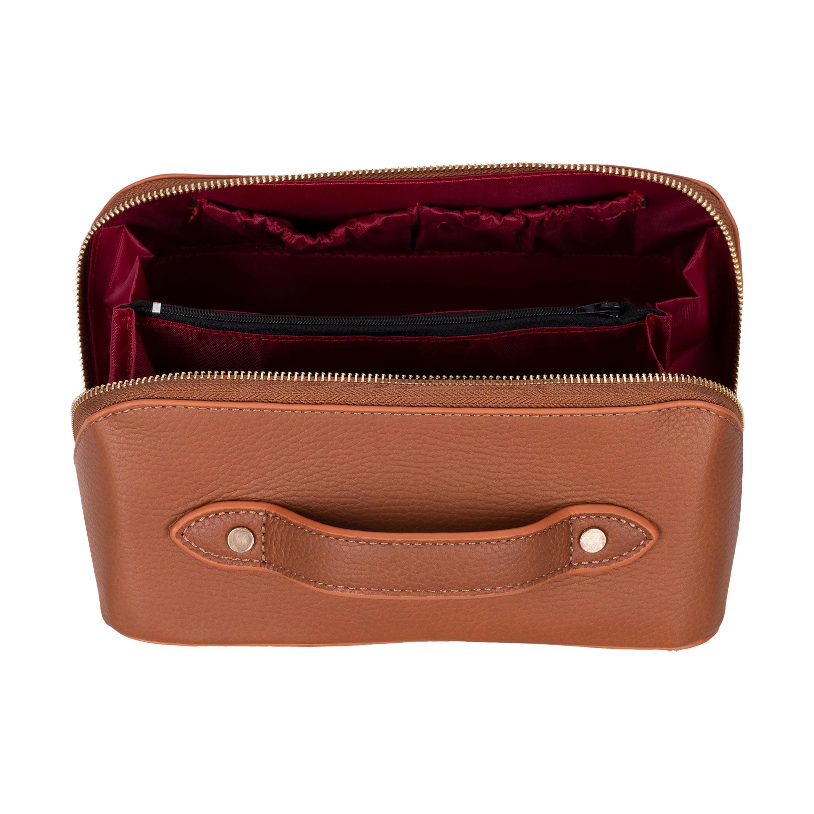 Ella Genuine Leather Dopp Kit Bouletta