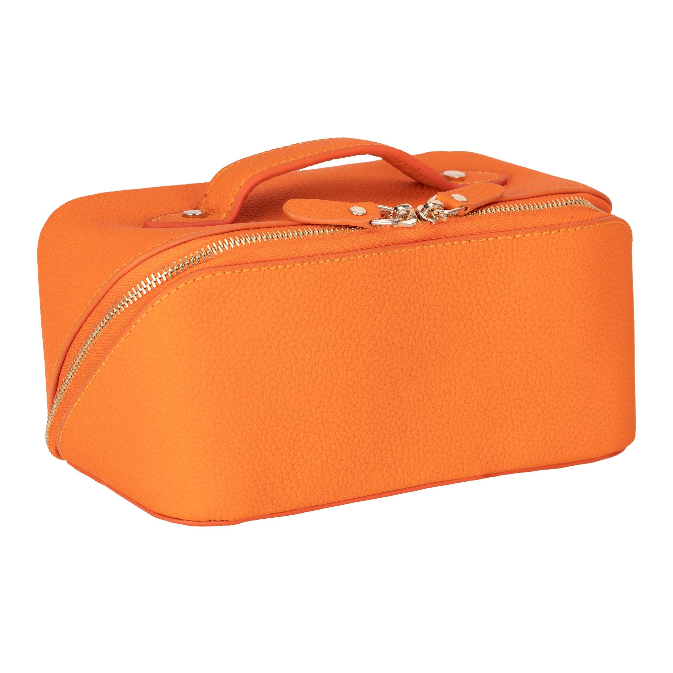 Ella Genuine Leather Dopp Kit Melon Bouletta
