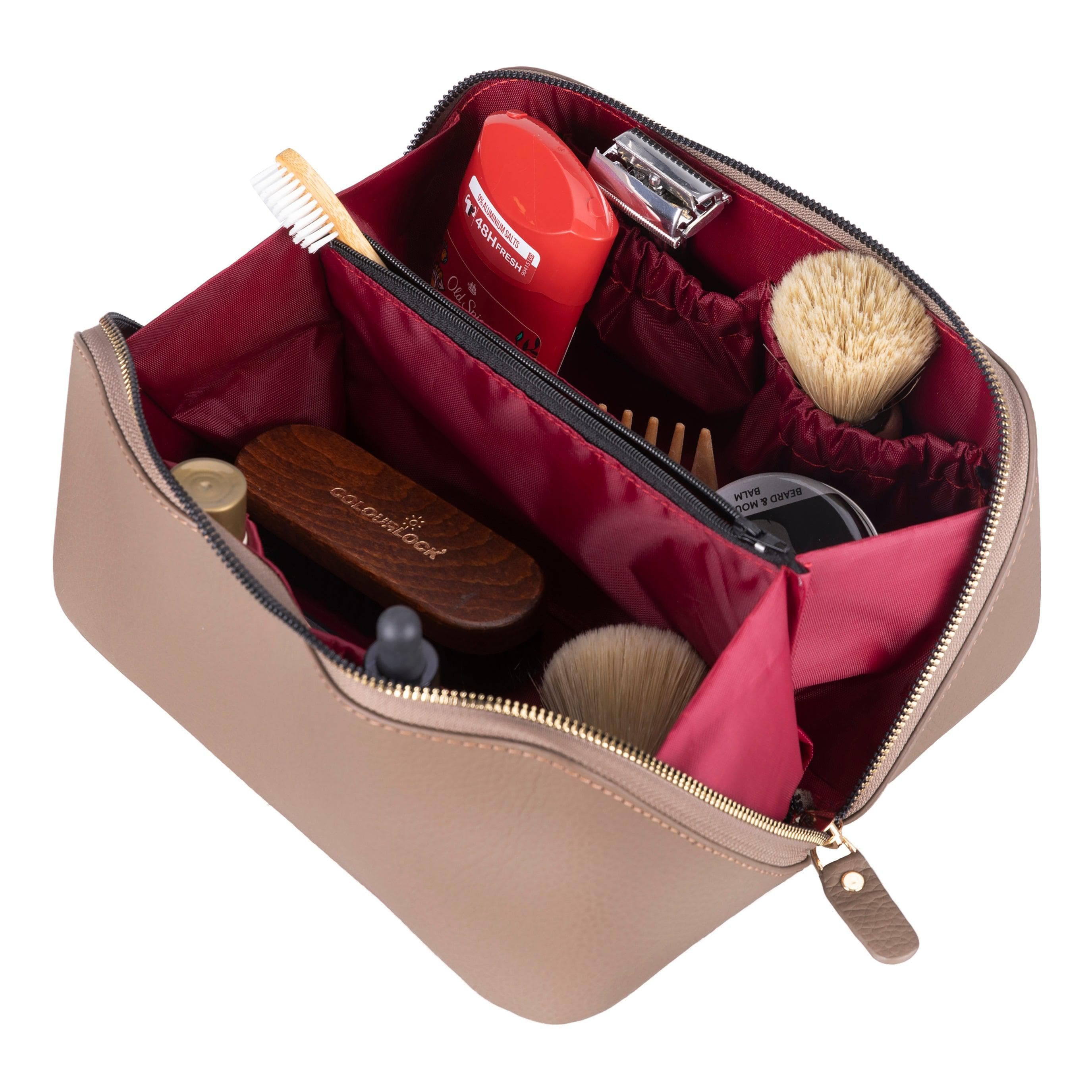 Ella Genuine Leather Dopp Kit Bouletta