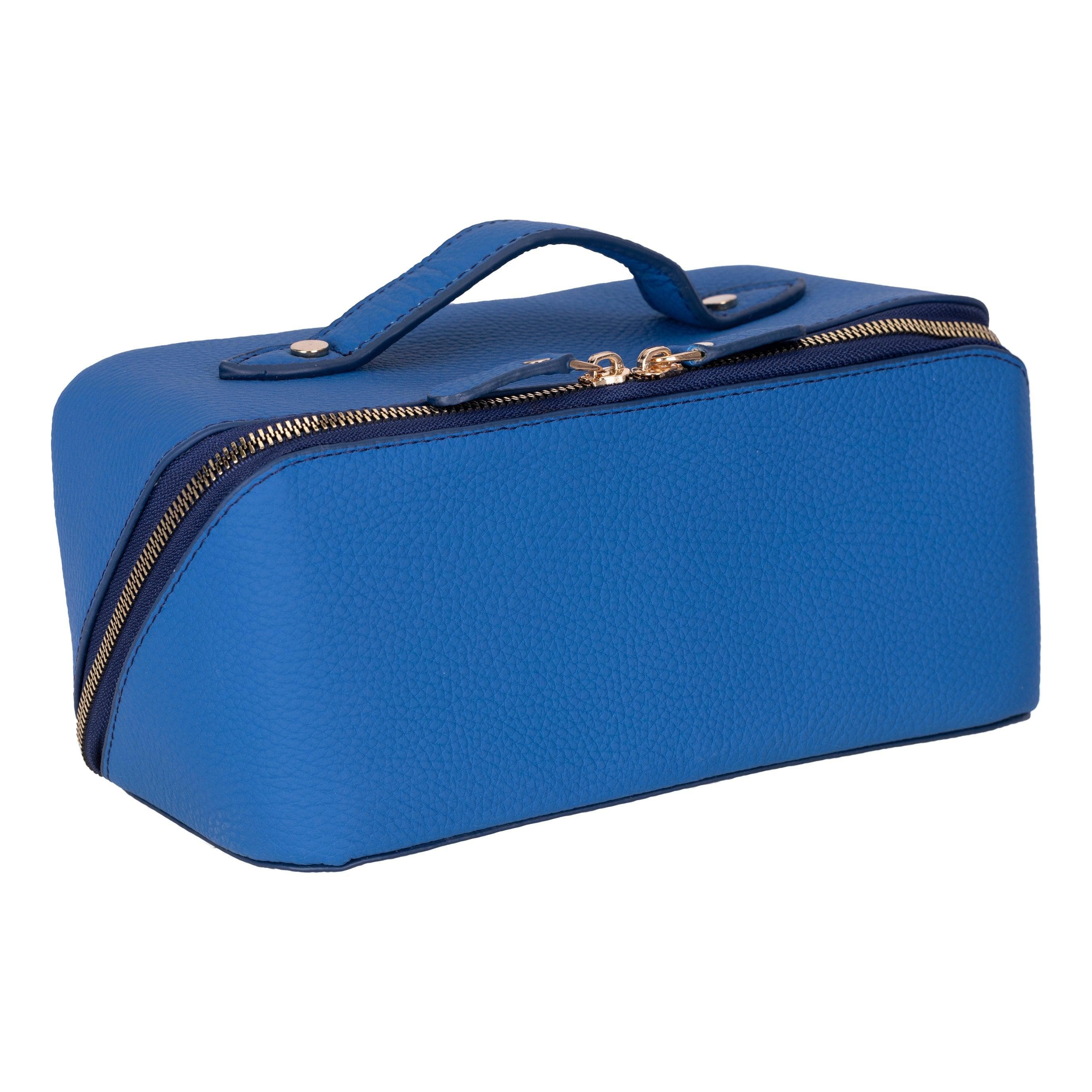 Ella Genuine Leather Dopp Kit Sandy Navy Bouletta