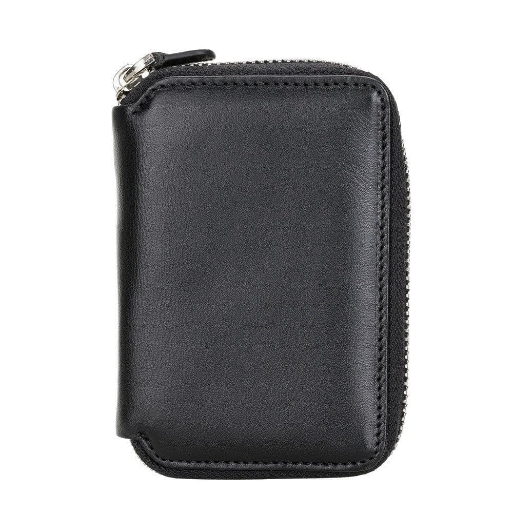 Elvis Genuine Leather Zipper Wallet Bouletta