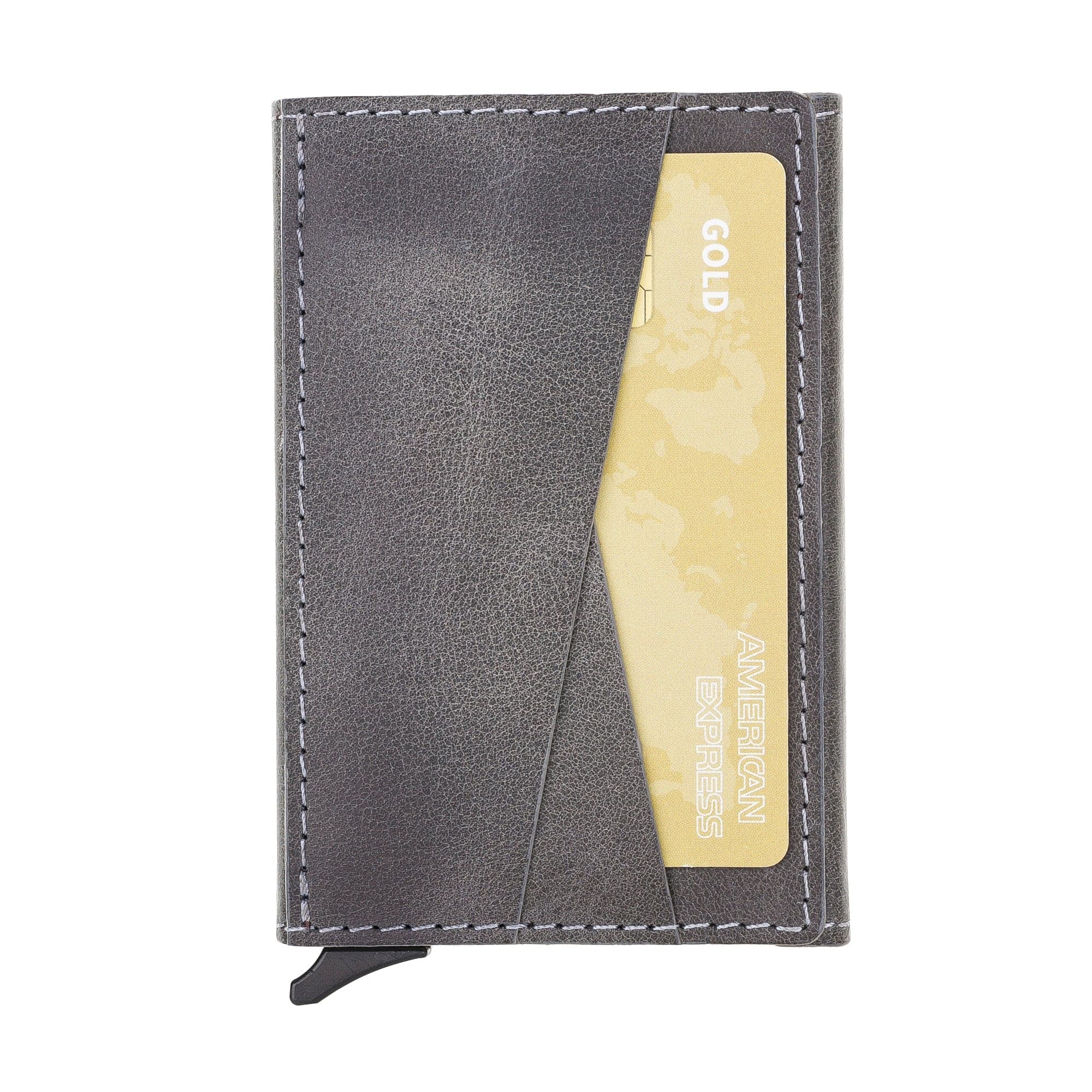 Envelope Mechanical Card Holder Gray Bouletta