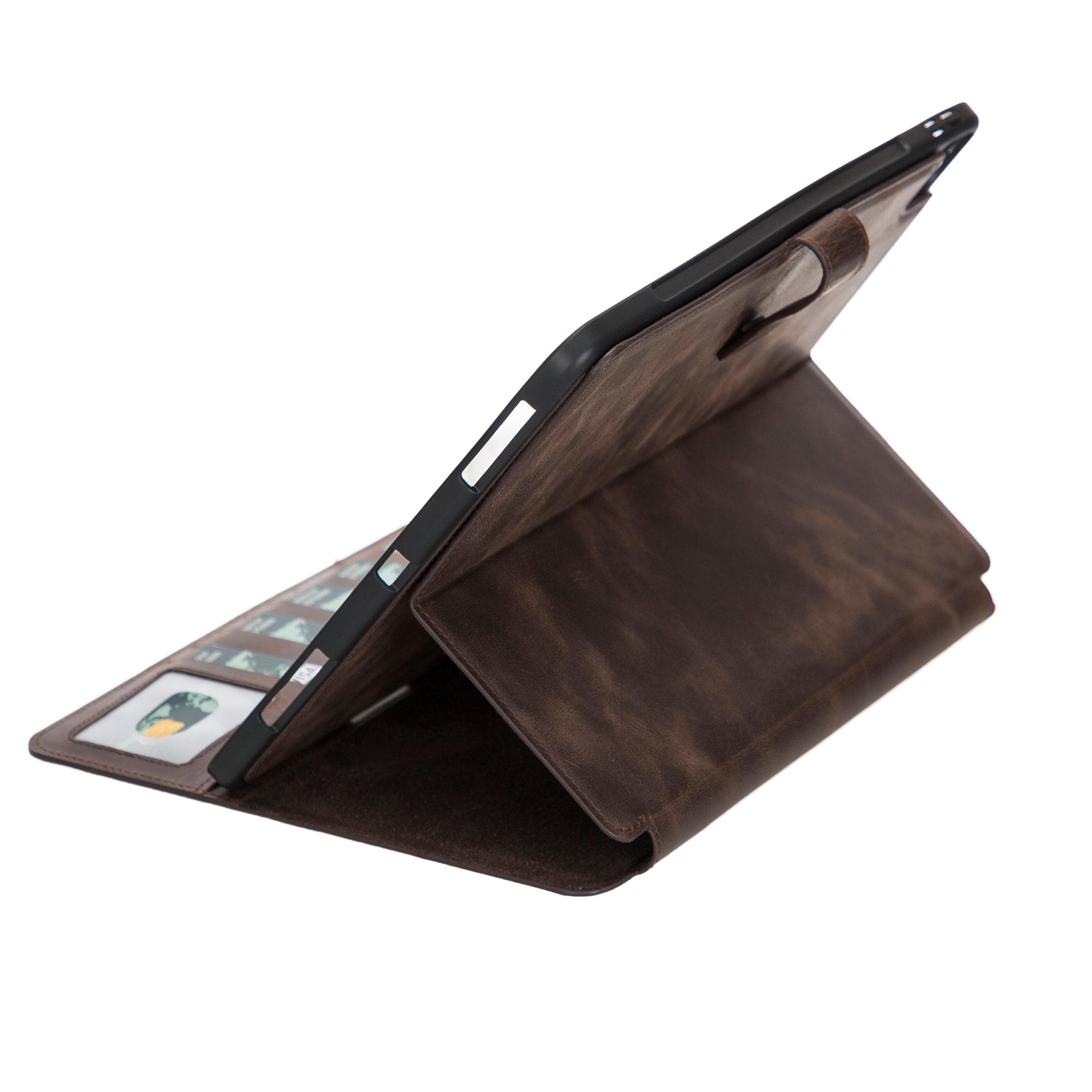 Eto iPad Pro 13" (M4-2024) Leather Wallet Case Bouletta