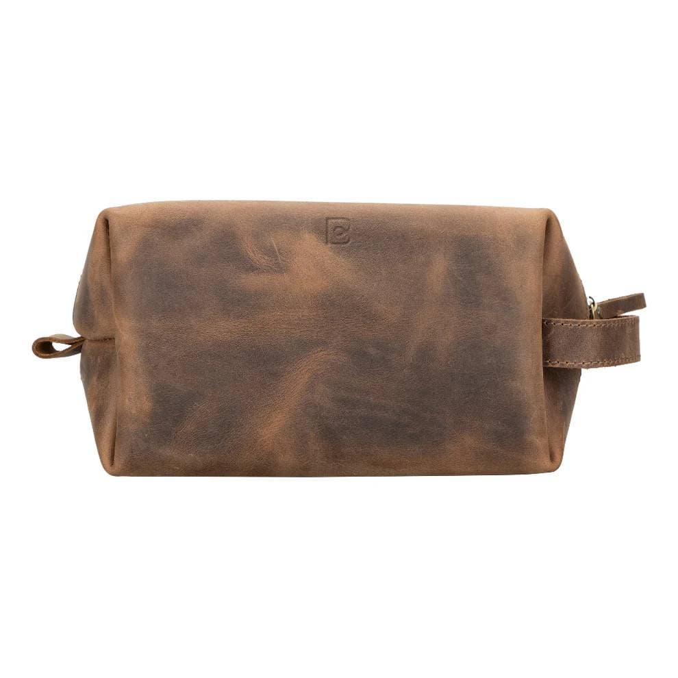 Eve Leather Dopp Kit, Medium Sienna Bouletta