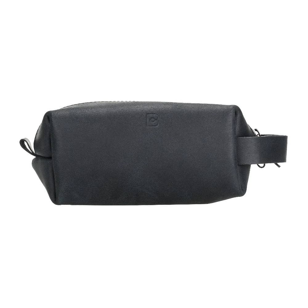 Eve Leather Dopp Kit, Small Slate Bouletta