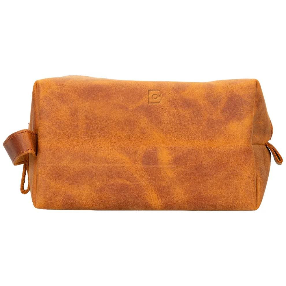 Eve Leather Dopp Kit, X Large Moccasin Bouletta