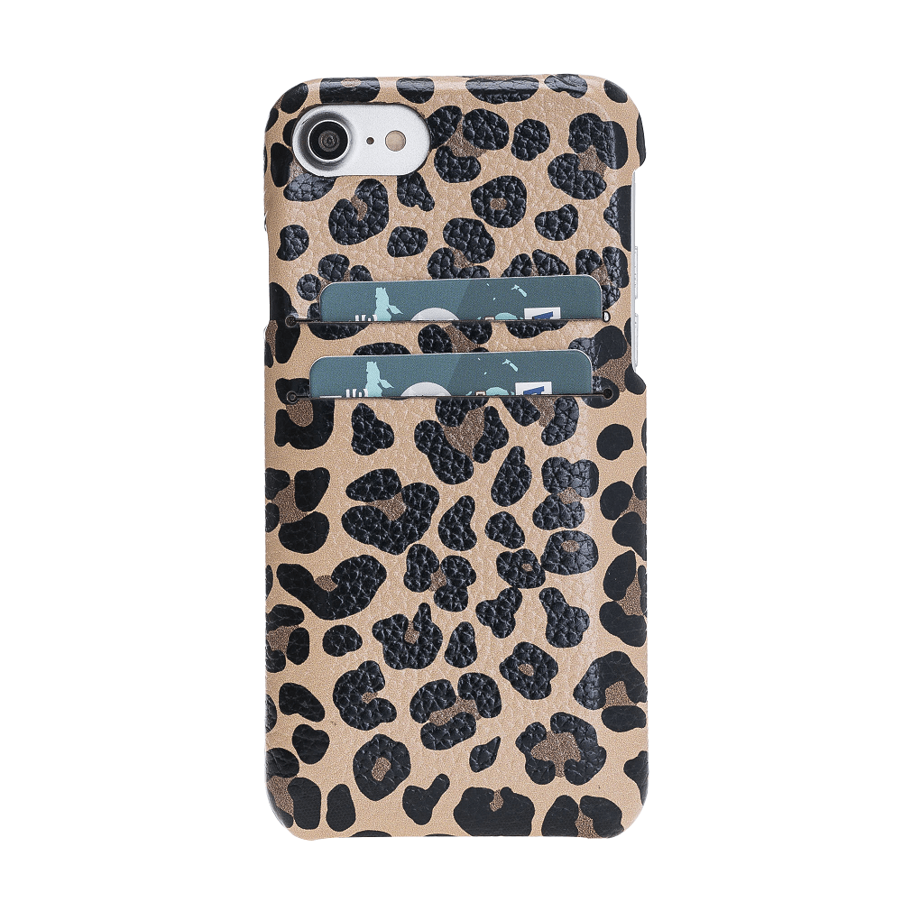 F360 CCP iPhone SE/8/7 Series Full Genuine Leather Cover / F360 CCP Peach Puff Bouletta