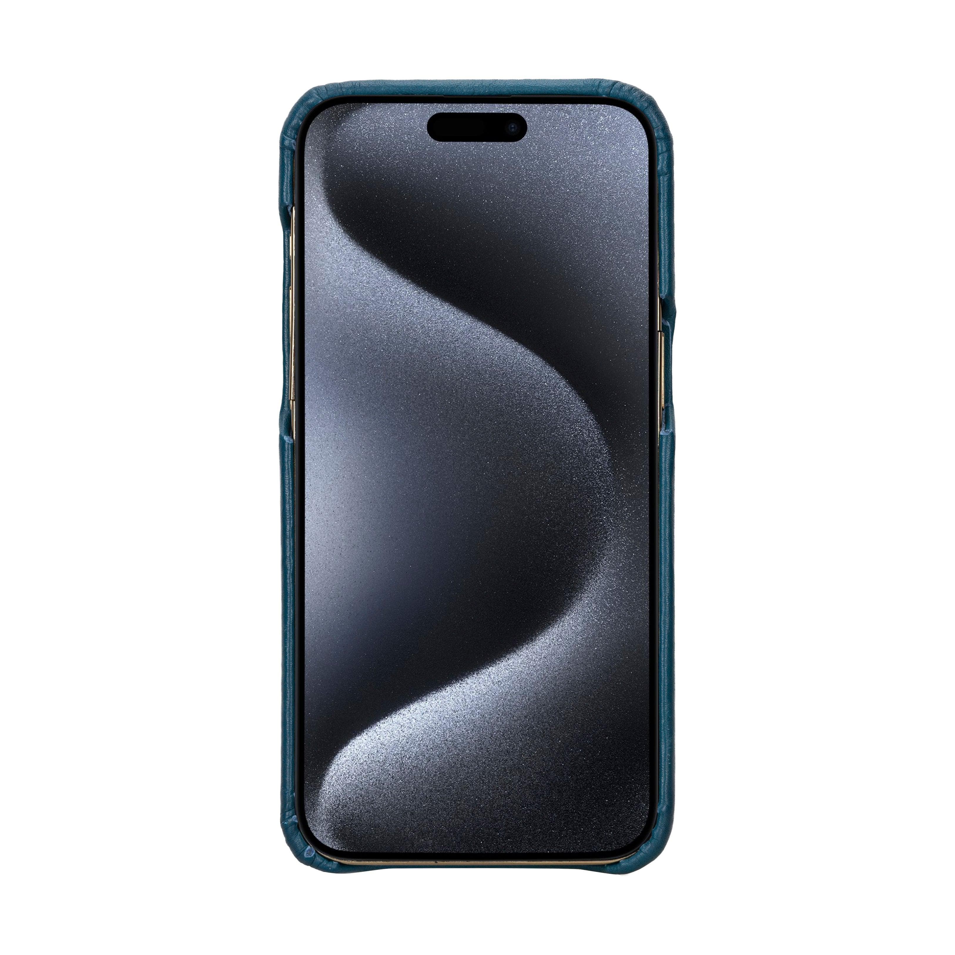 F360 iPhone 16 Pro Full Genuine Leather Back Cover Bouletta