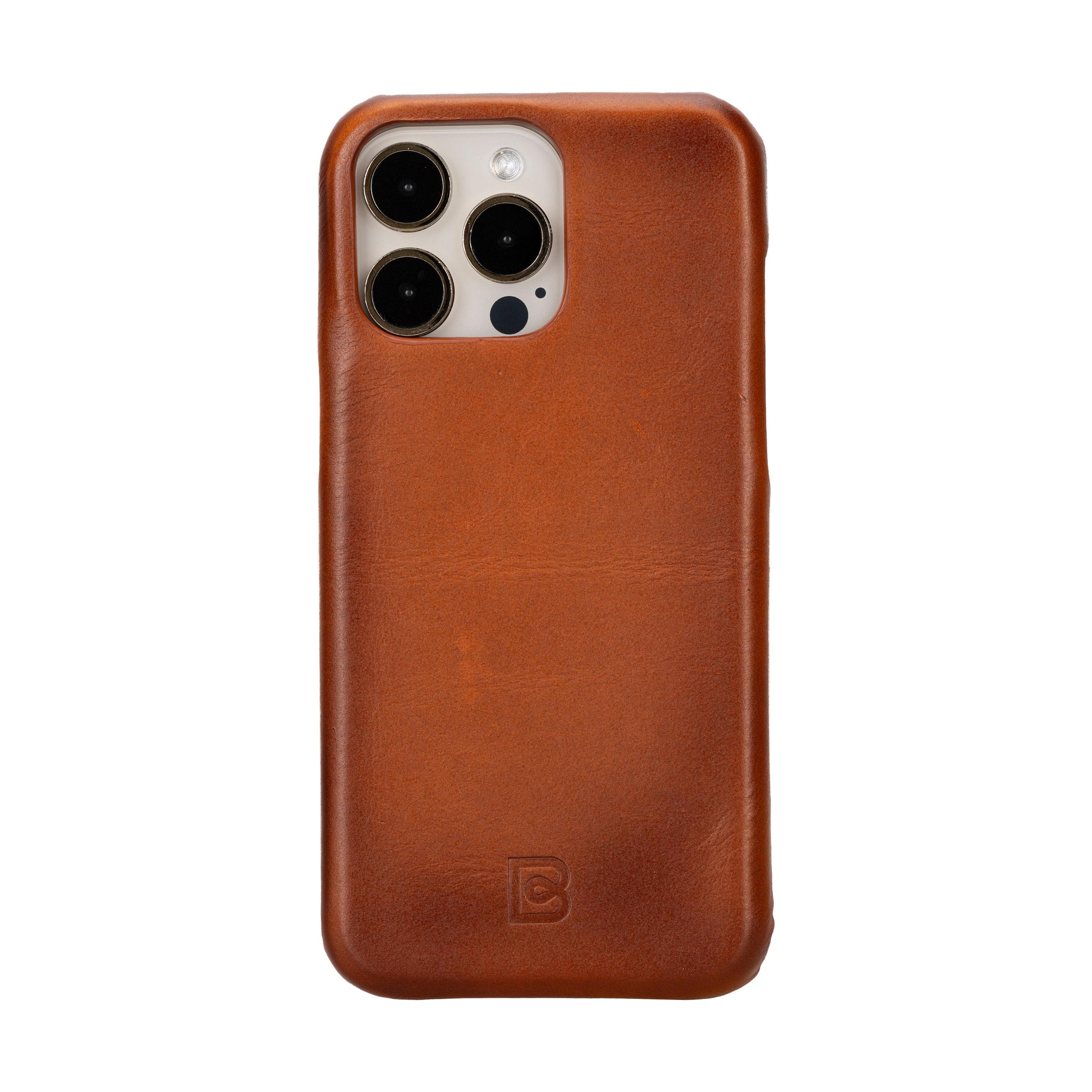 F360 iPhone 16 Pro Full Genuine Leather Back Cover Bouletta