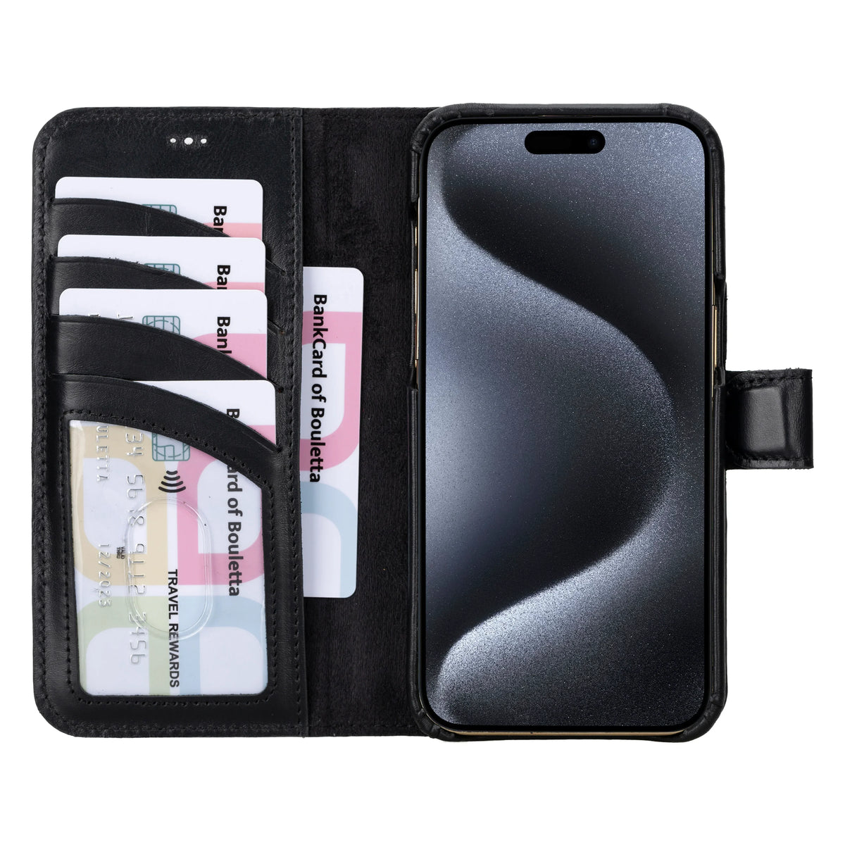 F360 Magic Leather I Phone 16 Pro Detachable Wallet Case Bouletta