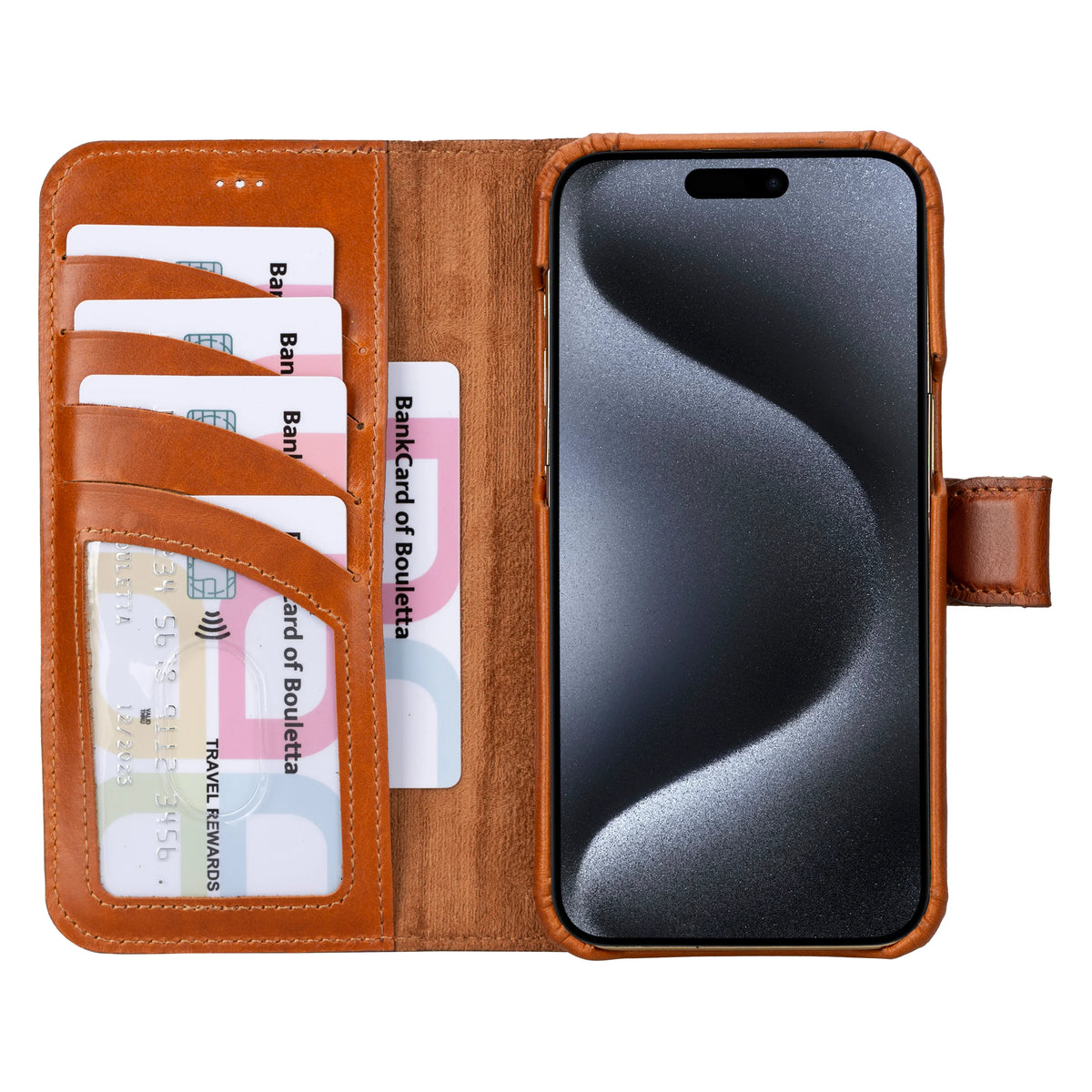 F360 Magic Leather I Phone 16 Pro Detachable Wallet Case Bouletta