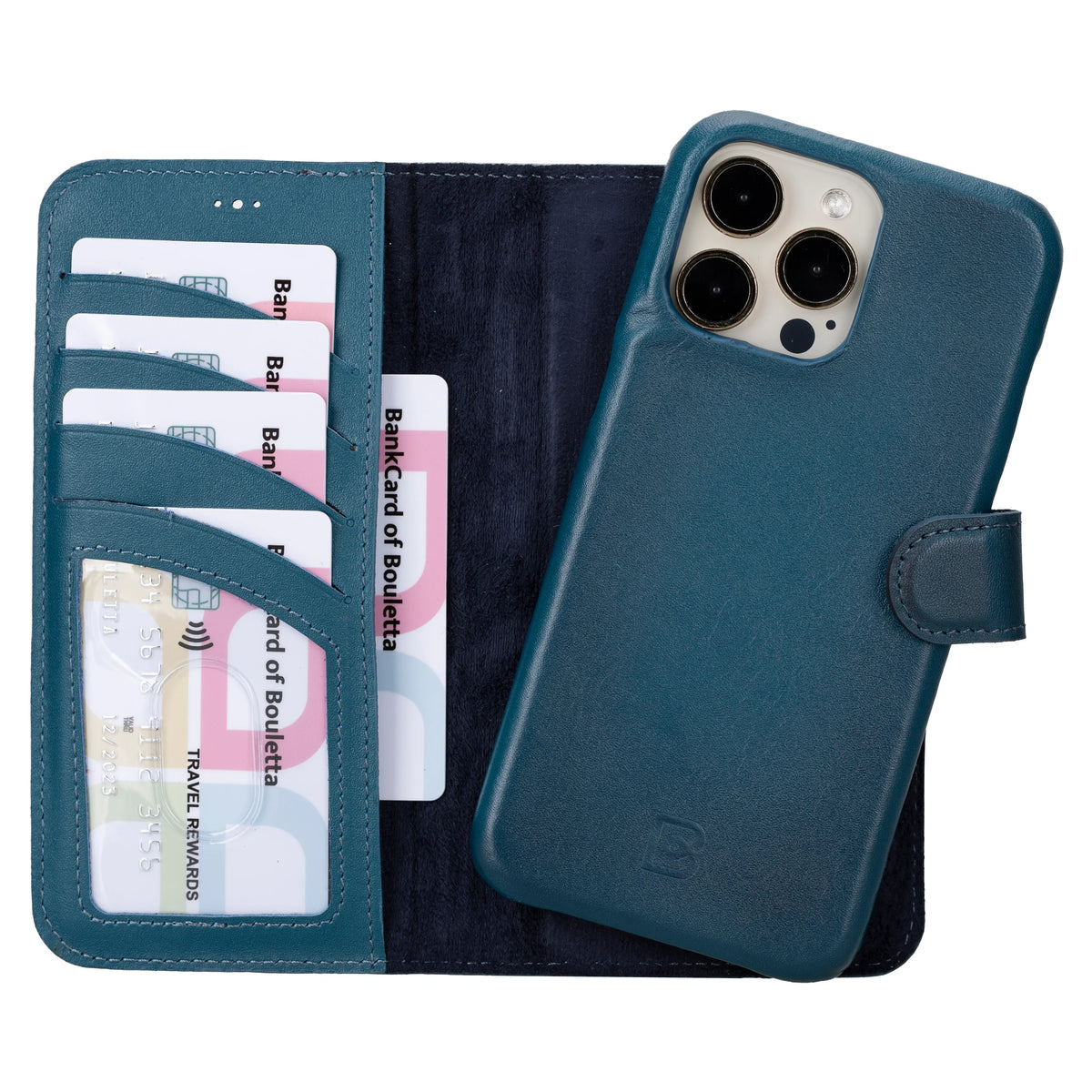 F360 Magic Leather I Phone 16 Pro Max Detachable Wallet Case Bouletta