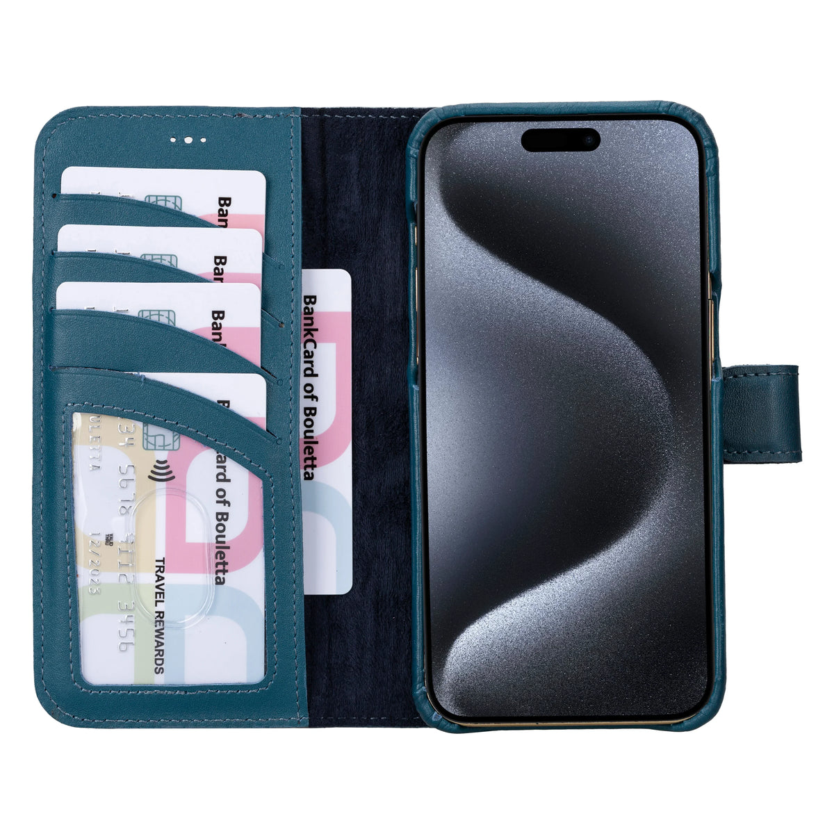 F360 Magic Leather I Phone 16 Pro Max Detachable Wallet Case Bouletta