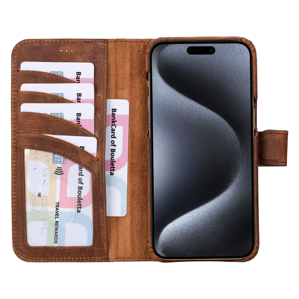 F360 Magic Leather I Phone 16 Pro Max Detachable Wallet Case Bouletta