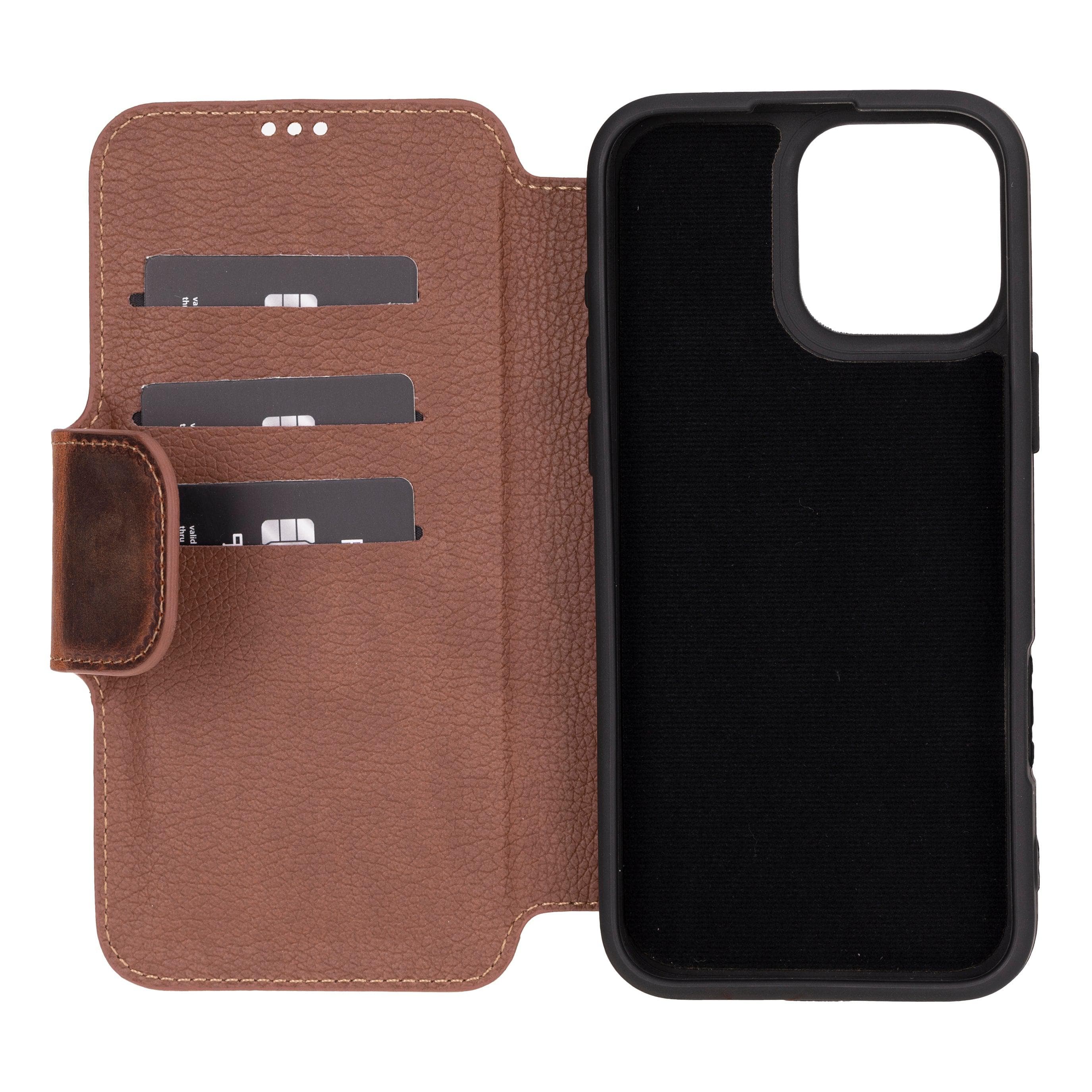 Firenze iPhone 16 Pro Max Leather Folio Case Bouletta