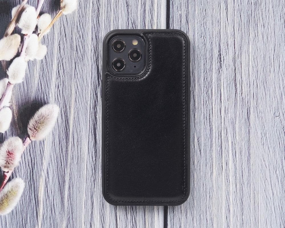 Flex Cover iPhone 12 Series Leather Back Cover / FXC I Phone 12 6.1" / I Phone 12 Pro 6.1" / Black Bouletta