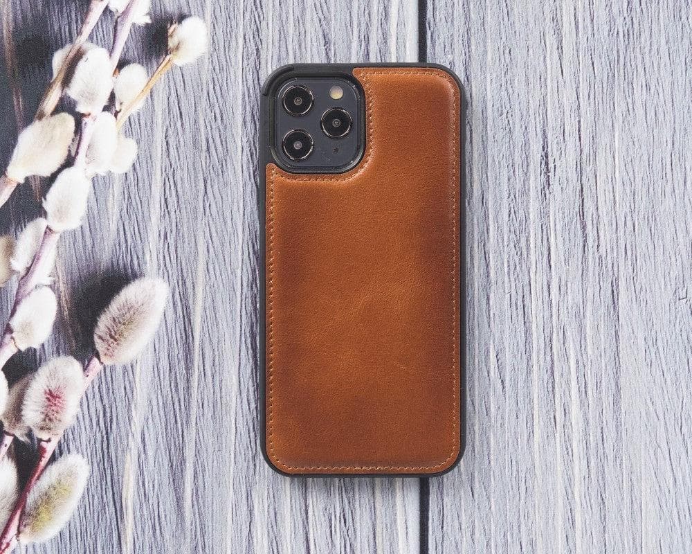 Flex Cover iPhone 12 Series Leather Back Cover / FXC I Phone 12 6.1" / I Phone 12 Pro 6.1" / Tan Bouletta