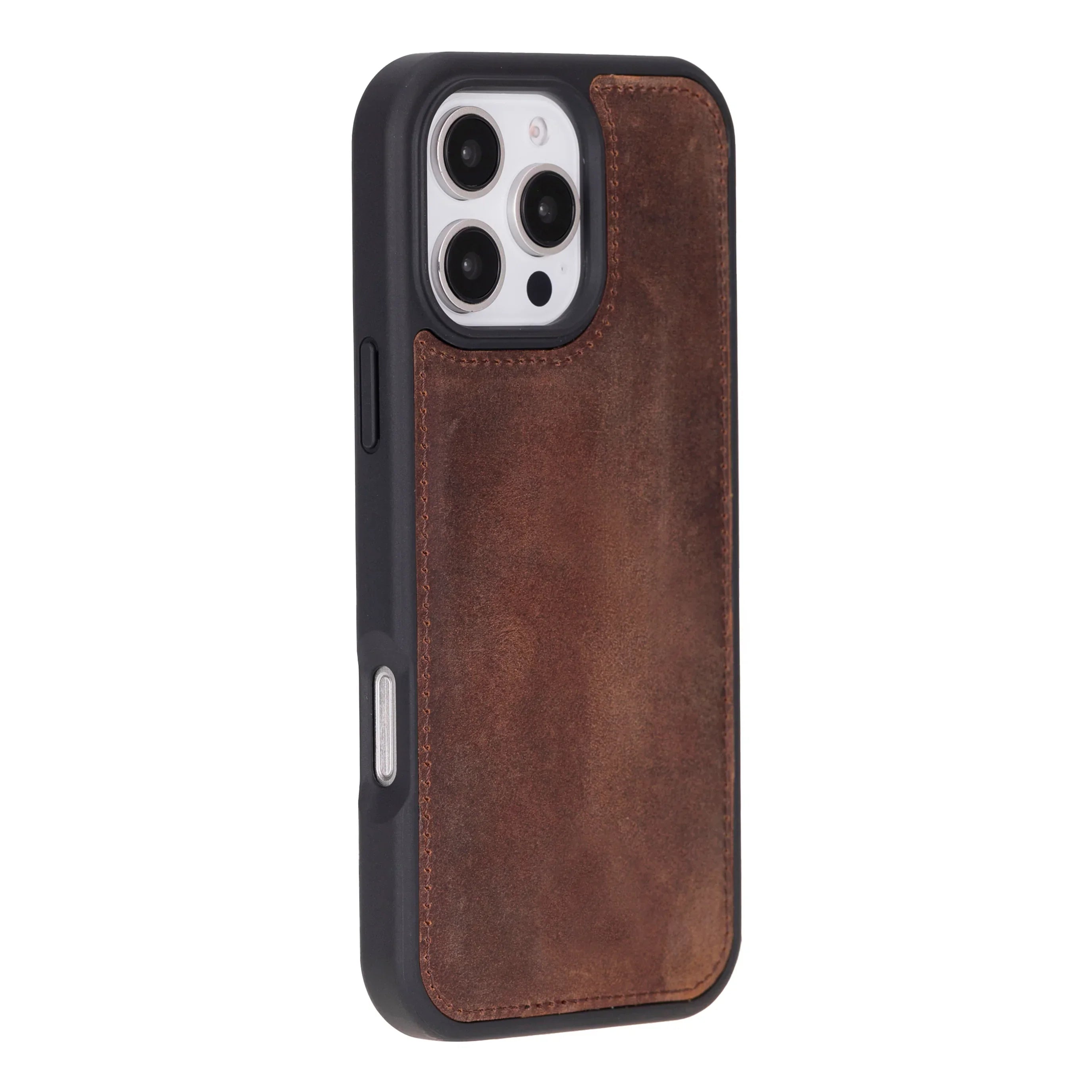 Flex Cover iPhone 16 Pro Leather Case Saddle Brown Bouletta