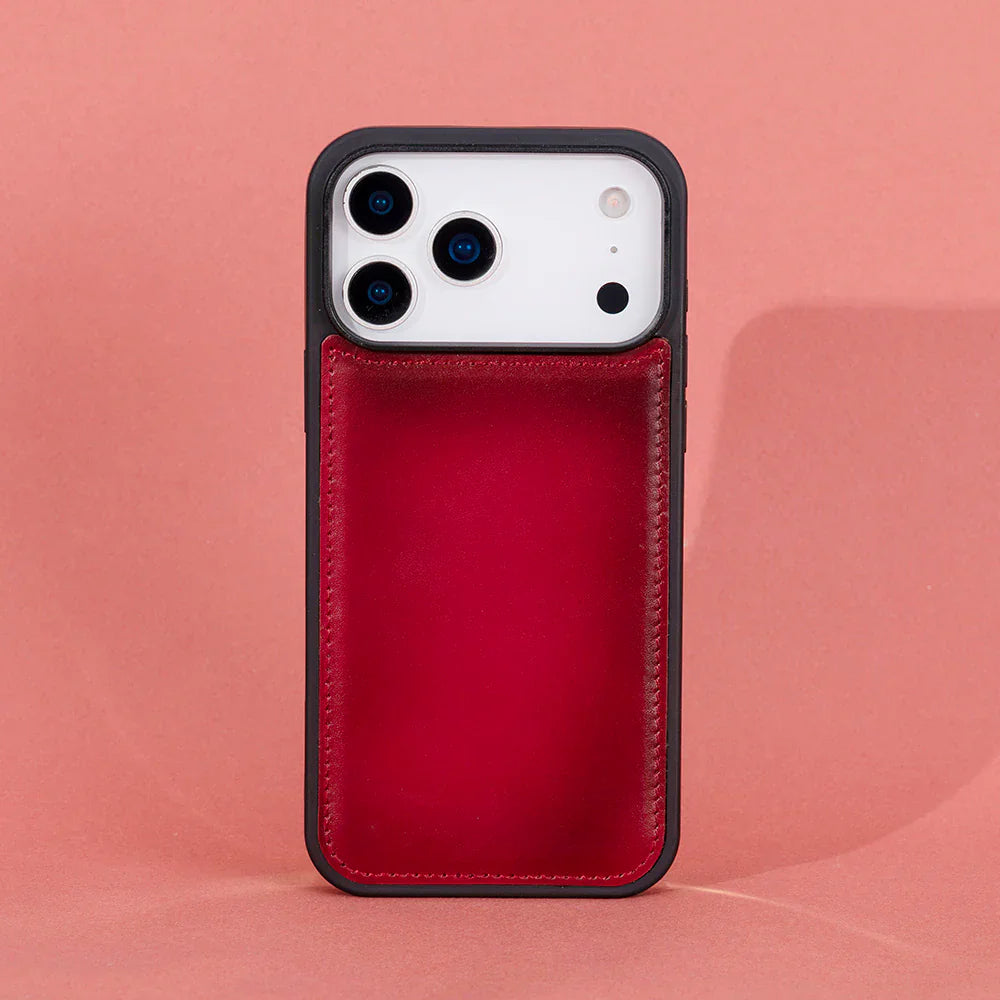 Flex Cover iPhone 17 Pro Leather Case Red Bouletta