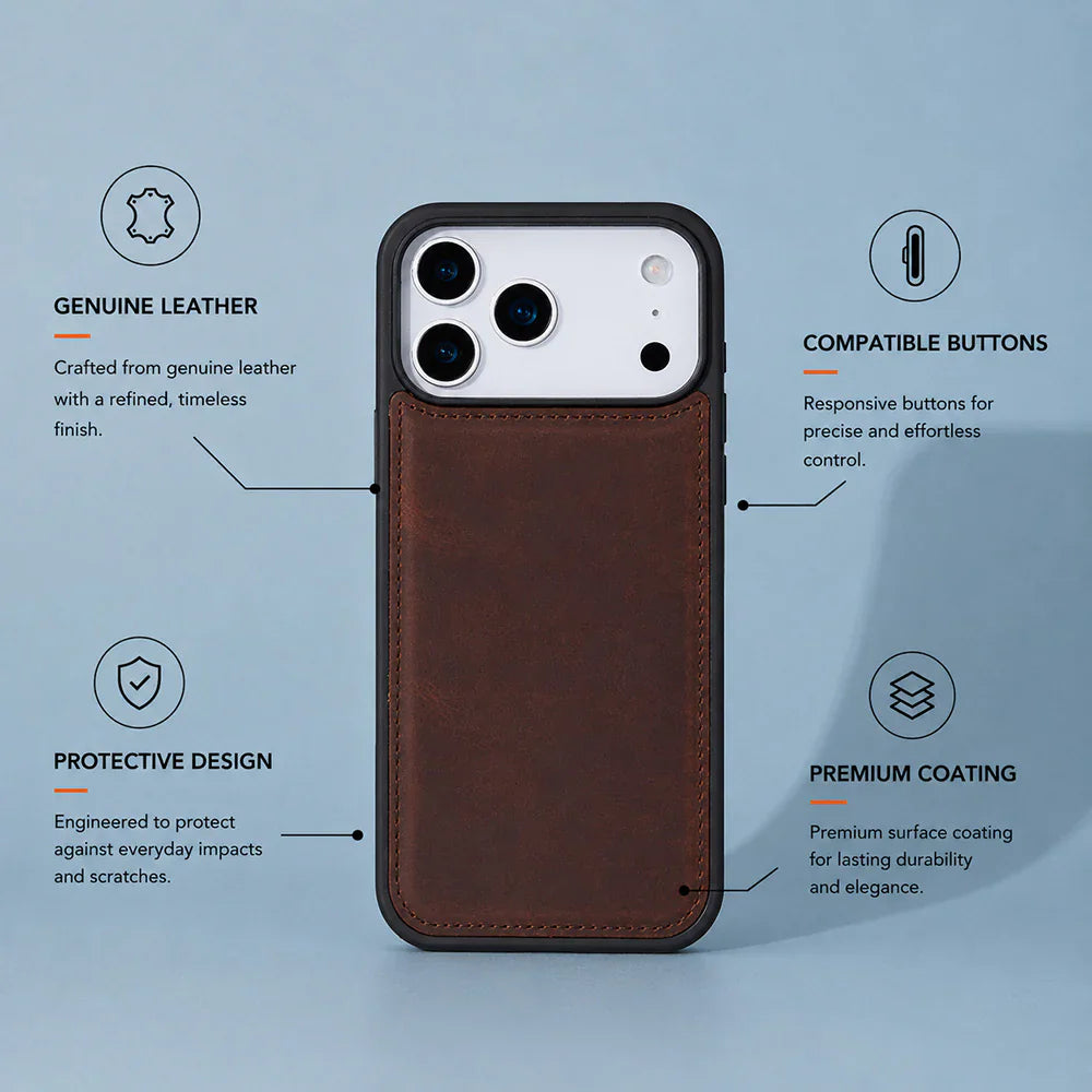 Flex Cover iPhone 17 Pro Max Leather Case Bouletta