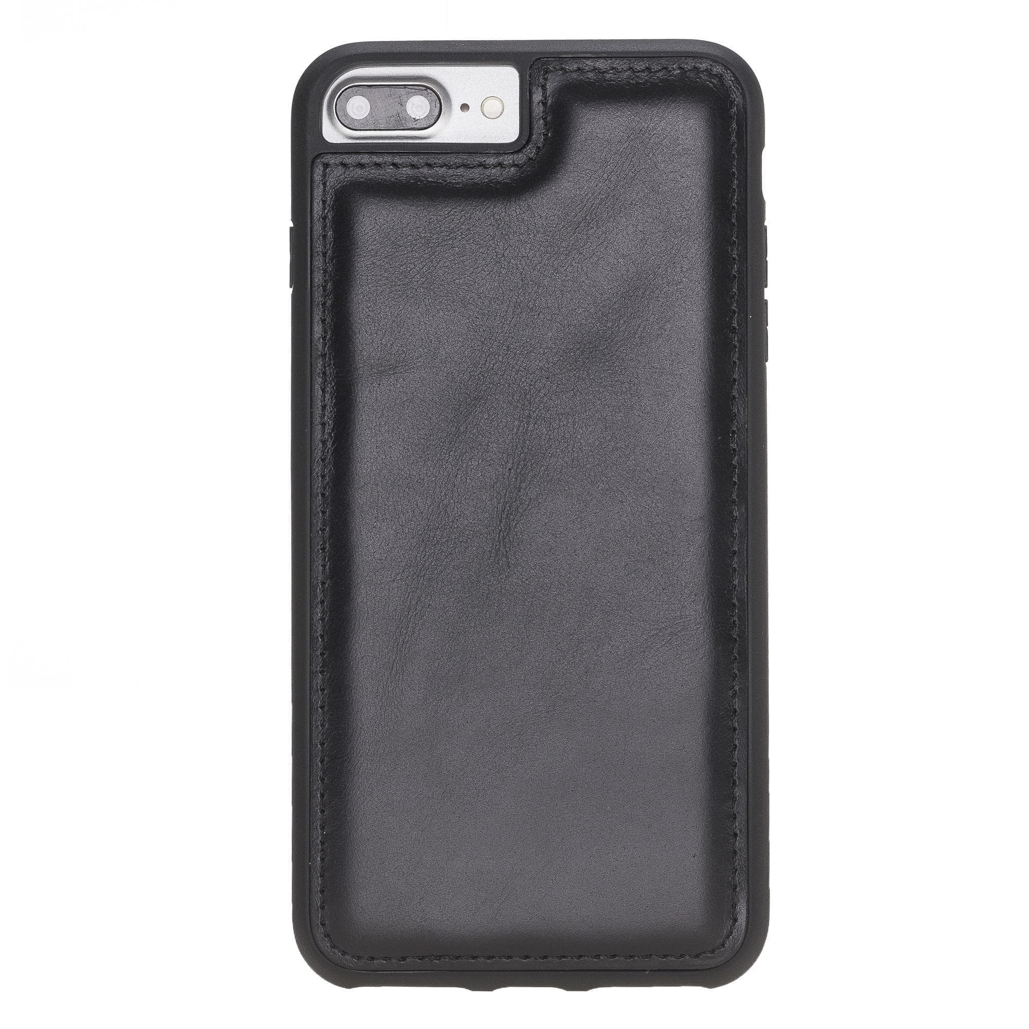 Flex Cover iPhone 7 Plus / 8 Plus Genuine Leather Back Cover / FXC Black Bouletta